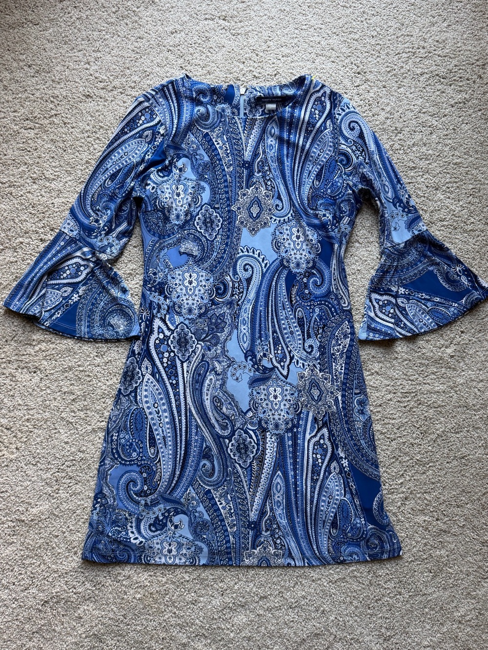 Tommy Hilfiger 6P blue paisley dress